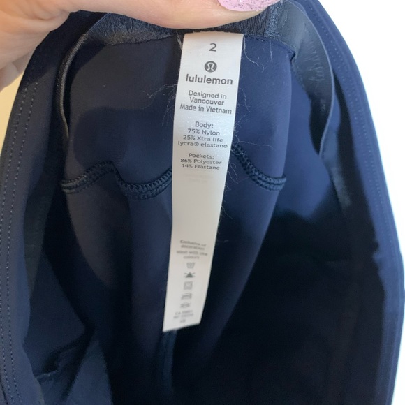 Lululemon On the Move Pant Navy Blue BB6 - Picture 6 of 7